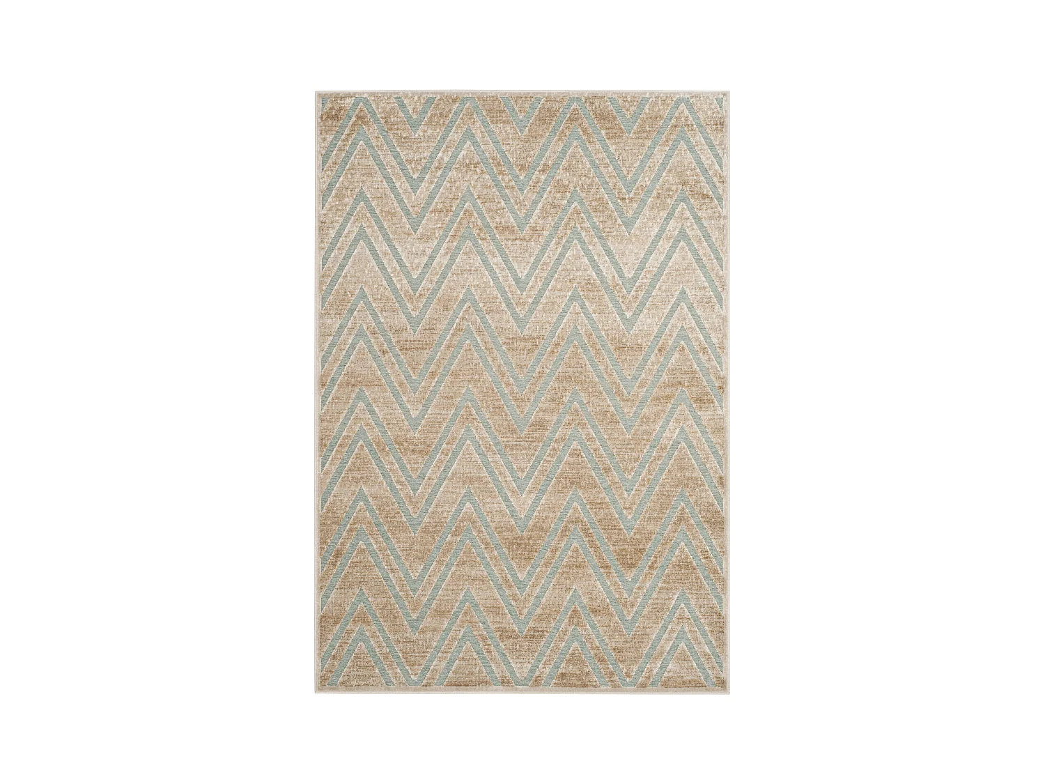 Tapis Neutre/Bleu 122 X 170 cm - Tobago