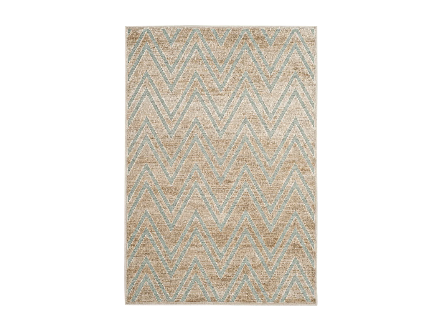 Tapis Neutre/Bleu 122 X 170 cm - Tobago