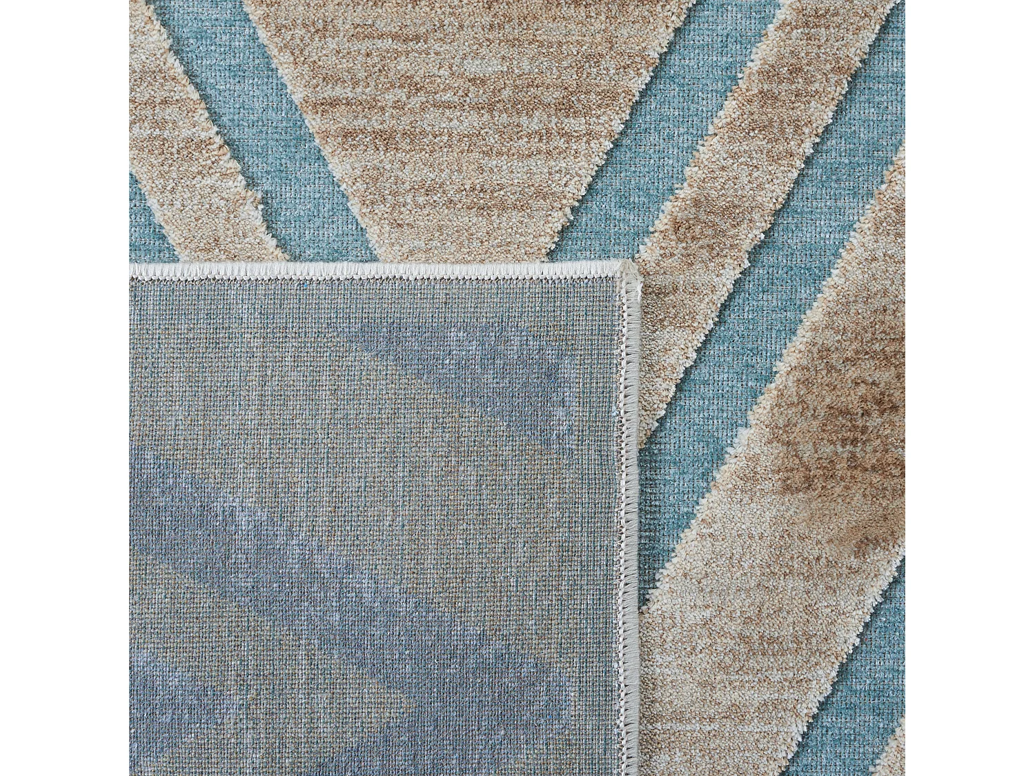 Tapis Neutre/Bleu 122 X 170 cm - Tobago