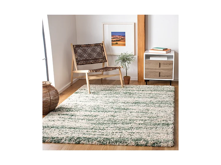 Tapis Ivoire/Vert 183 X 274 cm - Vida