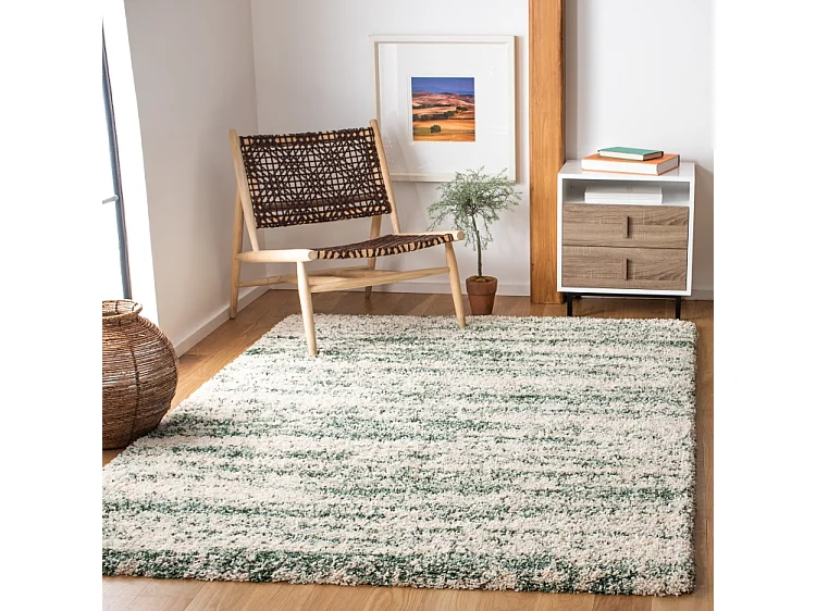 Tapis Ivoire/Vert 183 X 274 cm - Vida