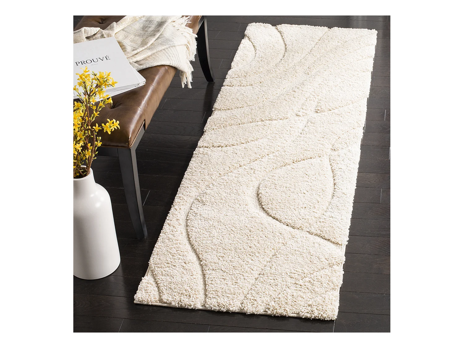 Tapis Crème/Crème 69 X 213 cm - Naples