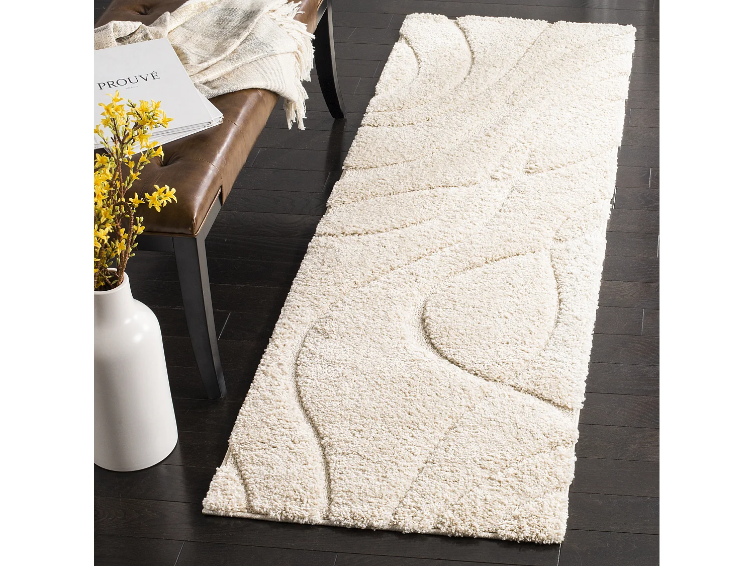 Tapis Crème/Crème 69 X 213 cm - Naples