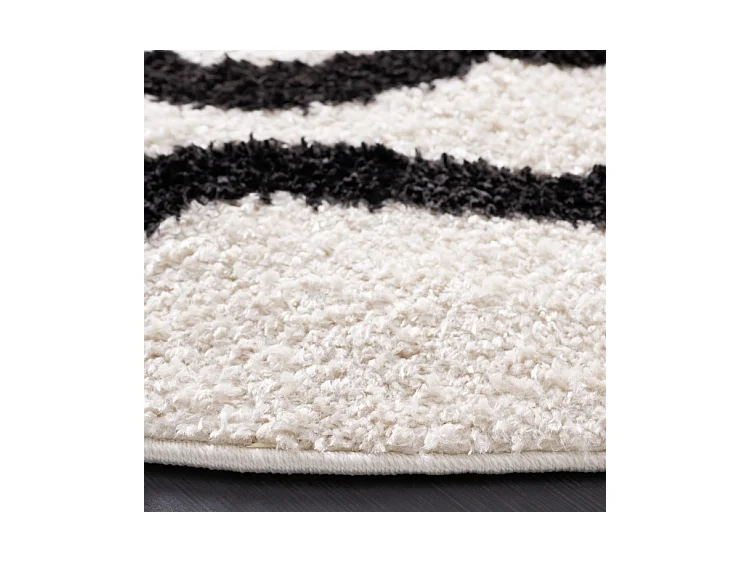 Tapis Ivoire/Noir 201 X 201 cm - Verena