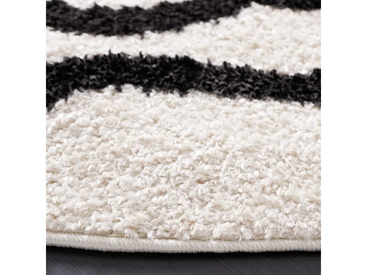 Tapis Ivoire/Noir 201 X 201 cm - Verena