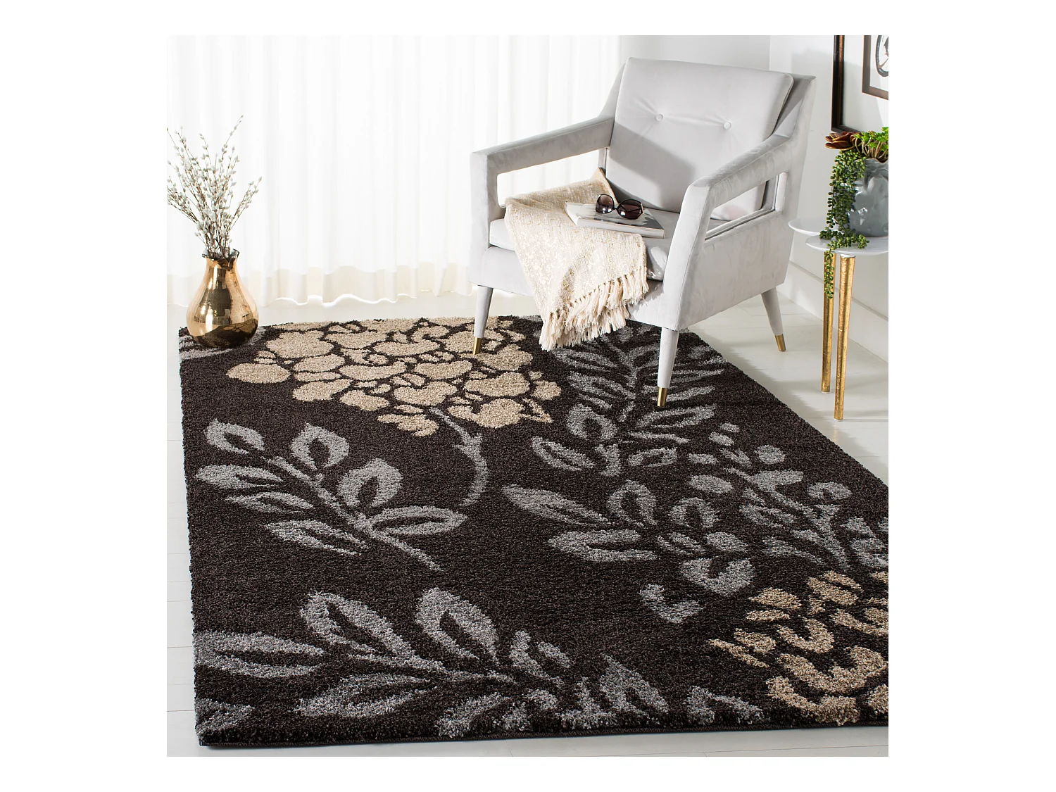 Tapis Marron/Gris 160 X 229 cm - Felix