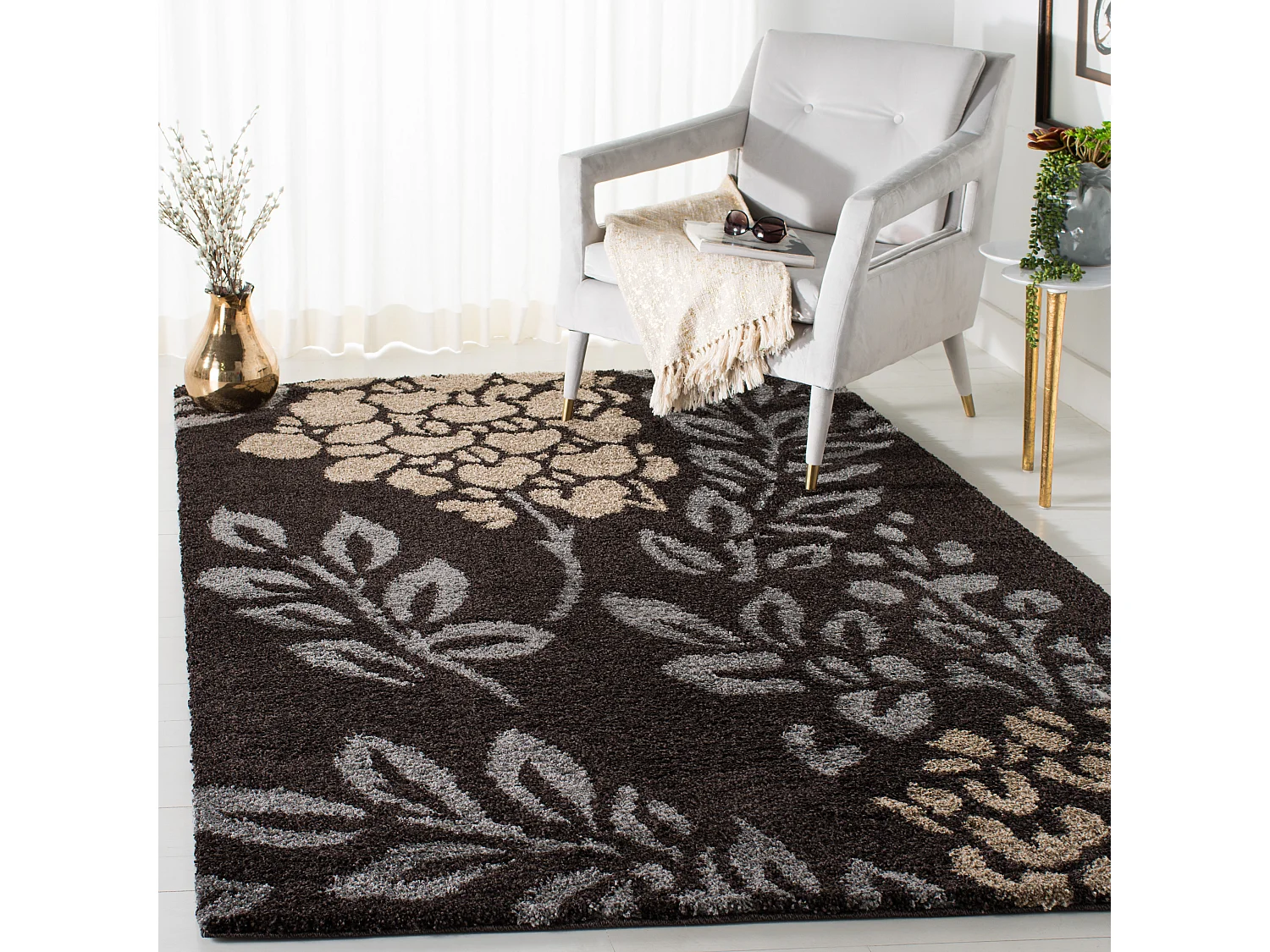 Tapis Marron/Gris 160 X 229 cm - Felix
