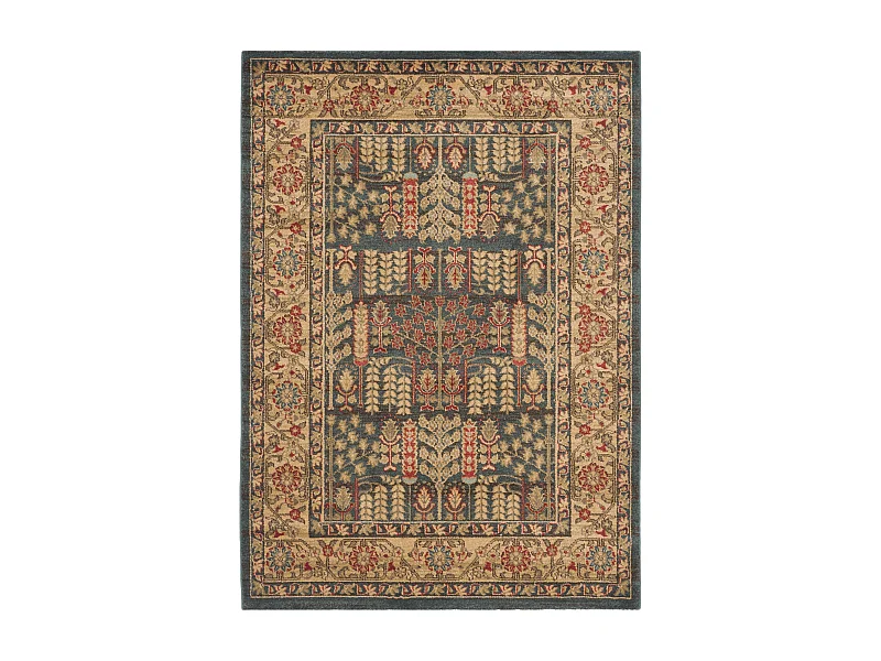 Tapis Bleu Marine/Neutre 122 X 170 cm - Marco