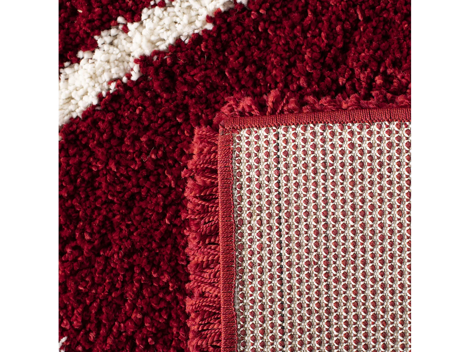 Tapis Rouge/Neutre 122 X 183 cm - Myla