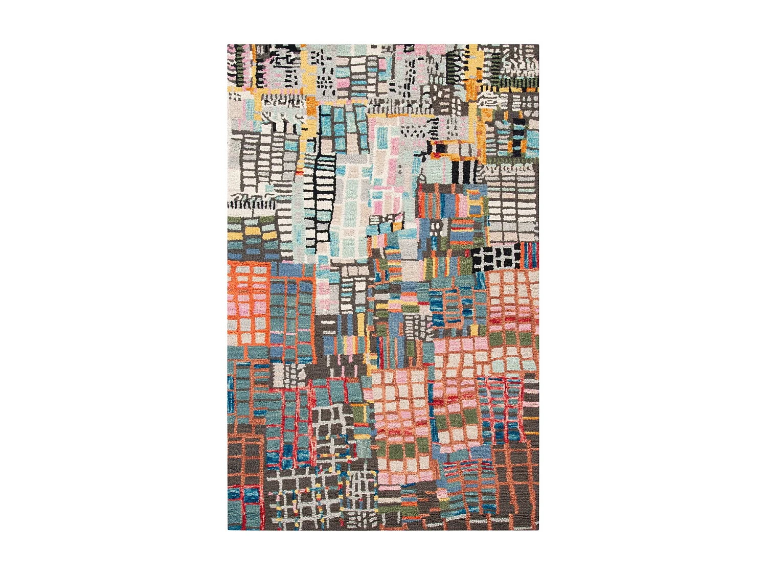 Tapis Ivoire/Noir 91 X 152 cm - Maren