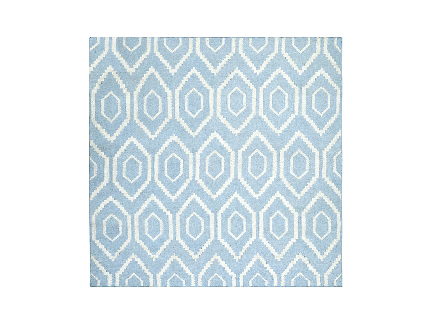 Tapis Bleu/Neutre 183 X 183 cm - Casablanca