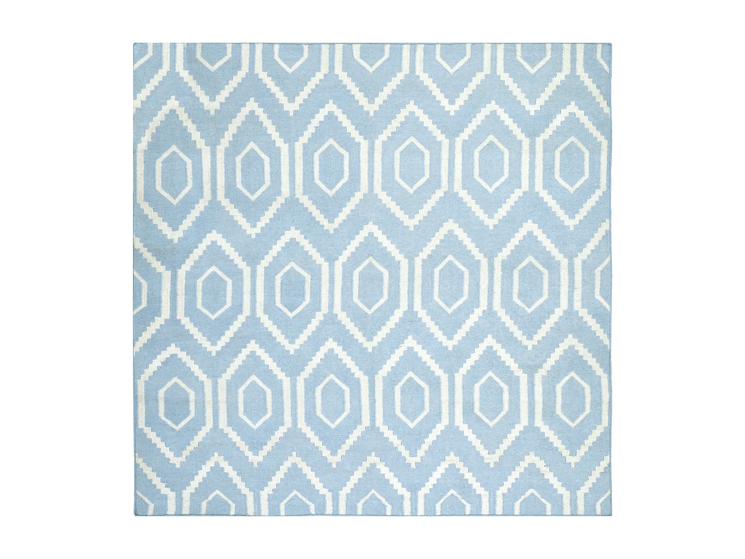 Tapis Bleu/Neutre 183 X 183 cm - Casablanca