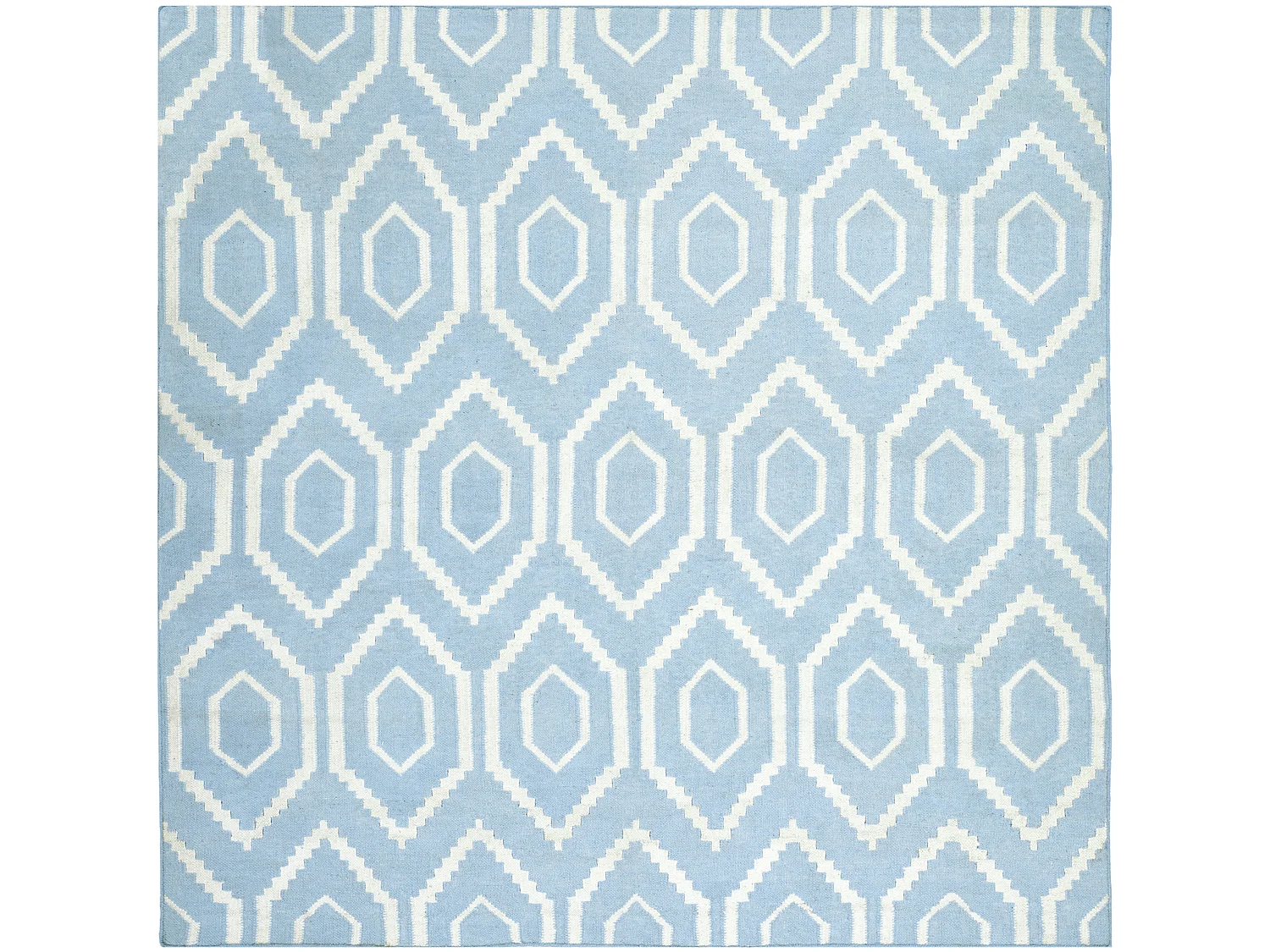 Tapis Bleu/Neutre 183 X 183 cm - Casablanca