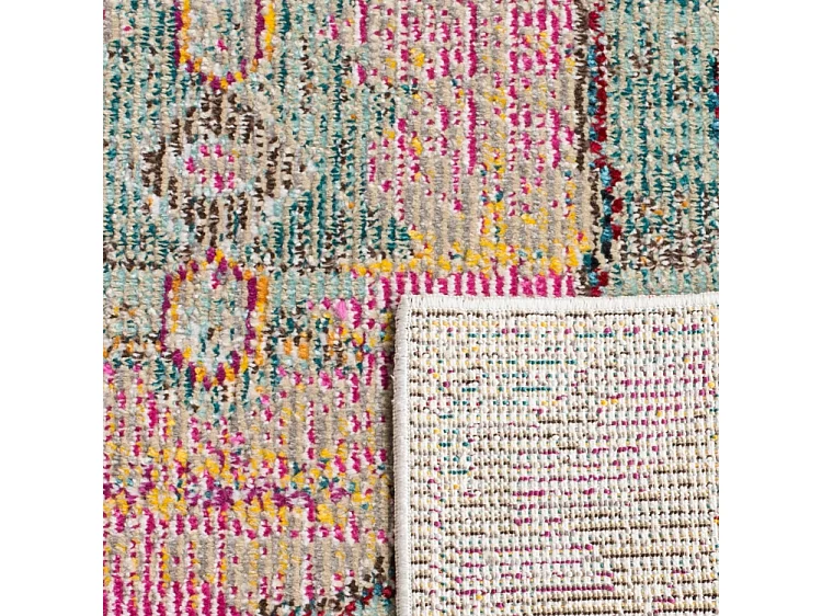 Tapis Gris/Violet 91 X 152 cm - Delia