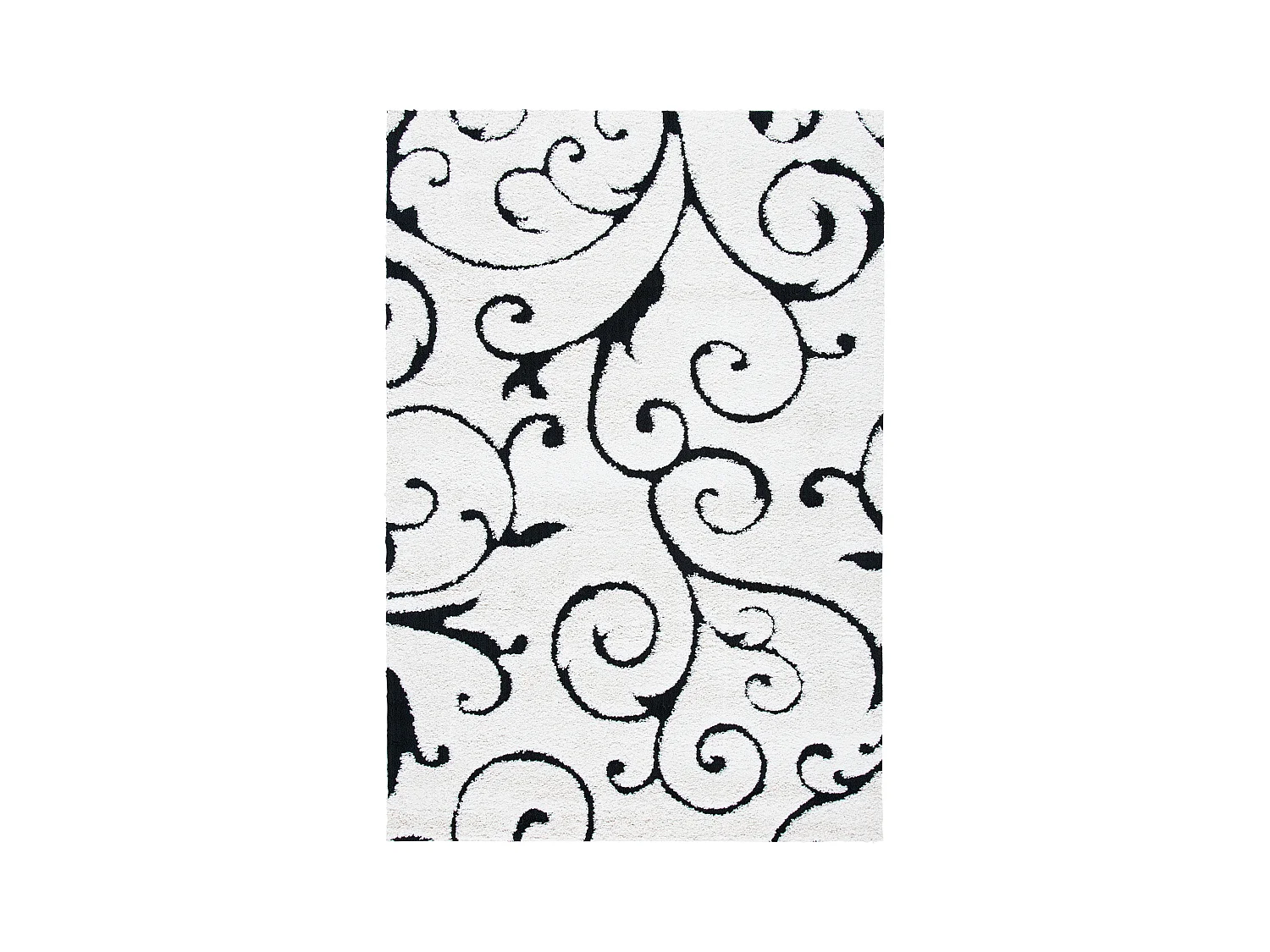 Tapis Neutre/Noir 160 X 229 cm - Rosalind