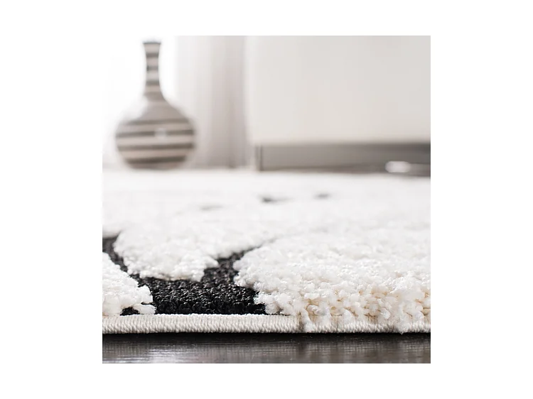 Tapis Neutre/Noir 160 X 229 cm - Rosalind