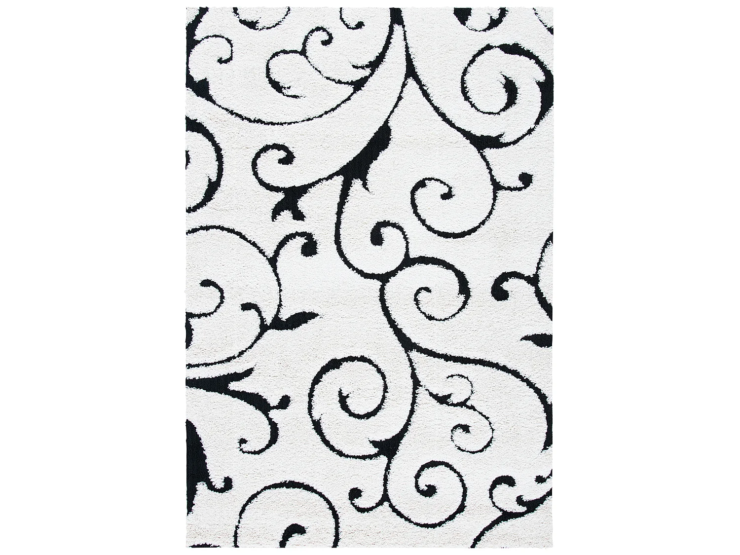 Tapis Neutre/Noir 160 X 229 cm - Rosalind