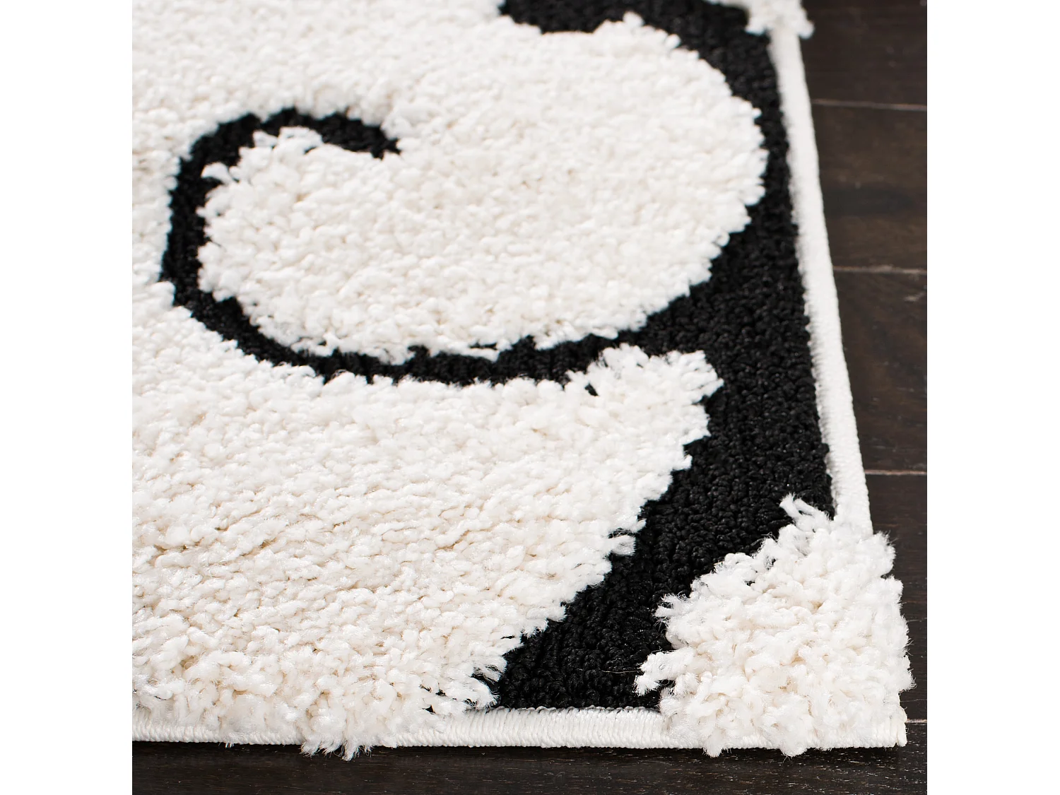 Tapis Neutre/Noir 160 X 229 cm - Rosalind
