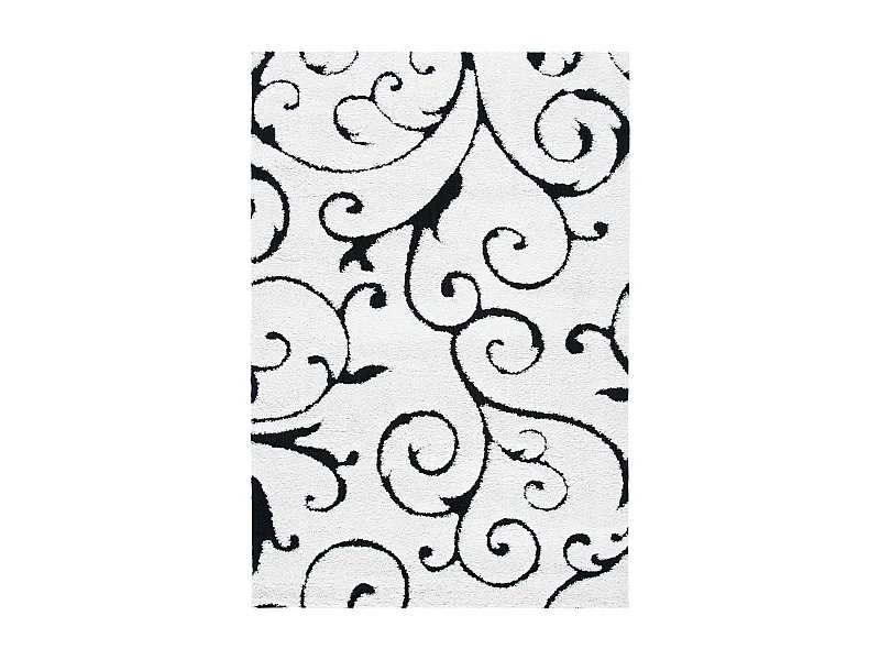 Tapis Neutre/Noir 160 X 229 cm - Rosalind