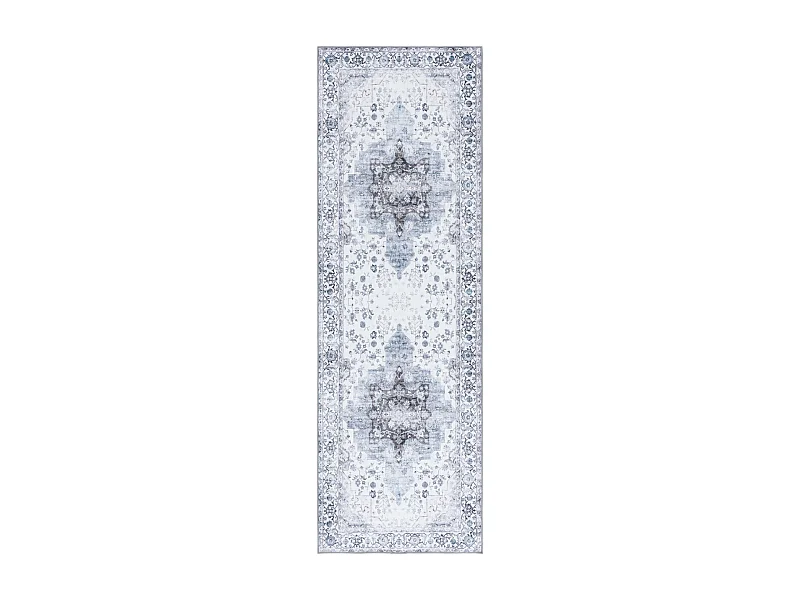 Tapis Ivoire/Bleu 69 X 122 cm - Coraline