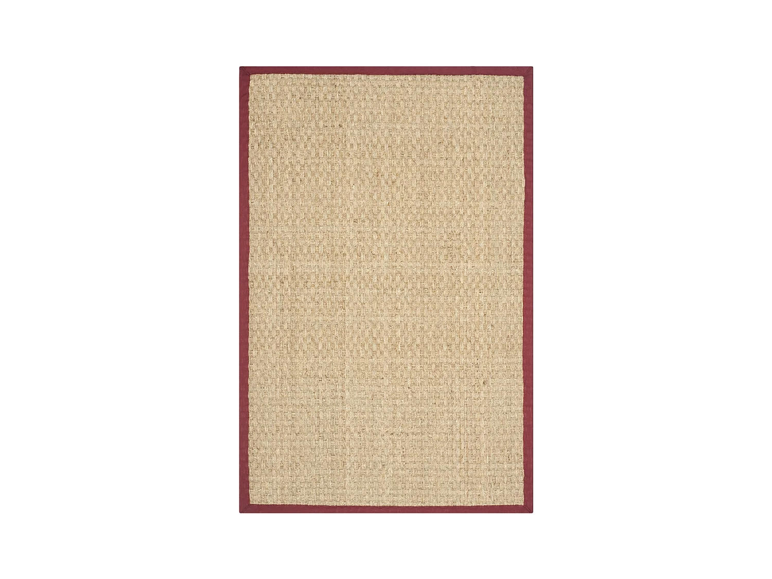 Tapis Beige/Rouge 91 X 152 cm - Roselyn