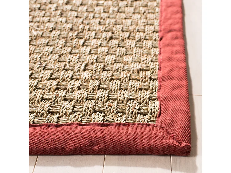 Tapis Beige/Rouge 91 X 152 cm - Roselyn