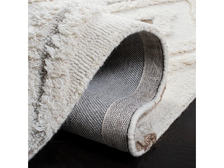 Tapis Ivoire/Marron 69 X 244 cm - Cyra