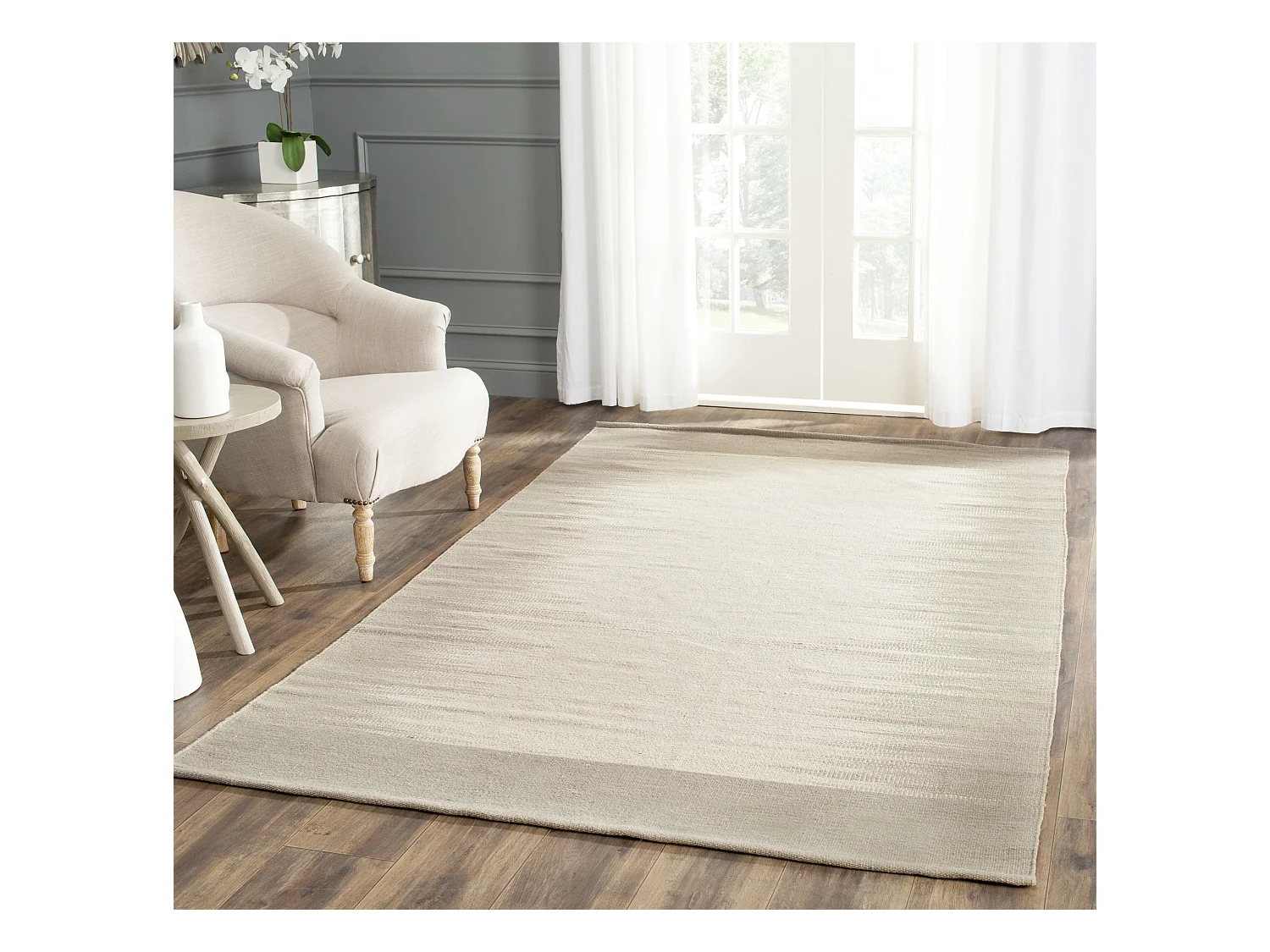 Tapis Neutre/Vert 152 X 244 cm - Francesco