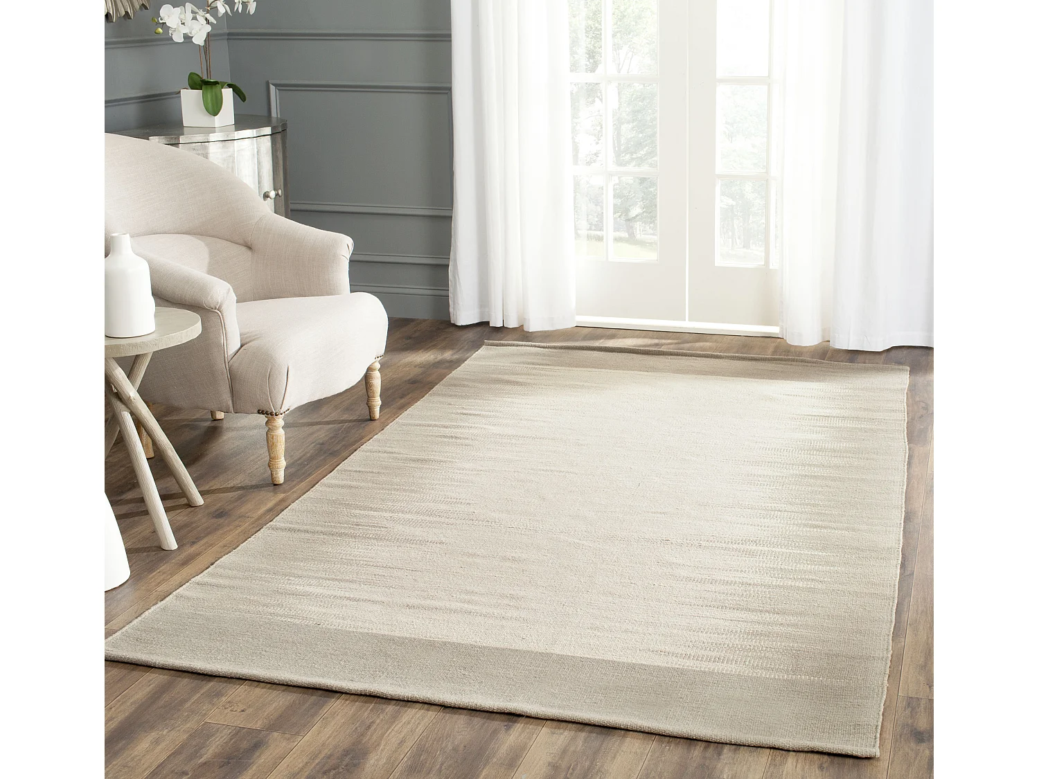 Tapis Neutre/Vert 152 X 244 cm - Francesco