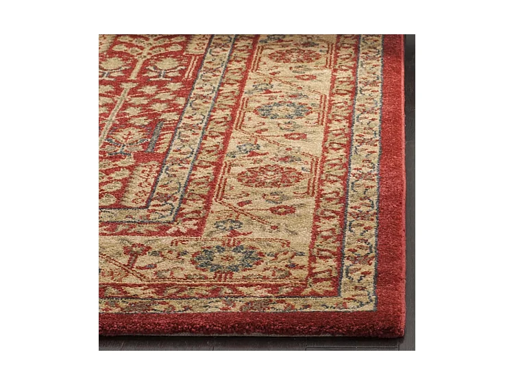 Tapis Rouge/Neutre 122 X 170 cm - Marco