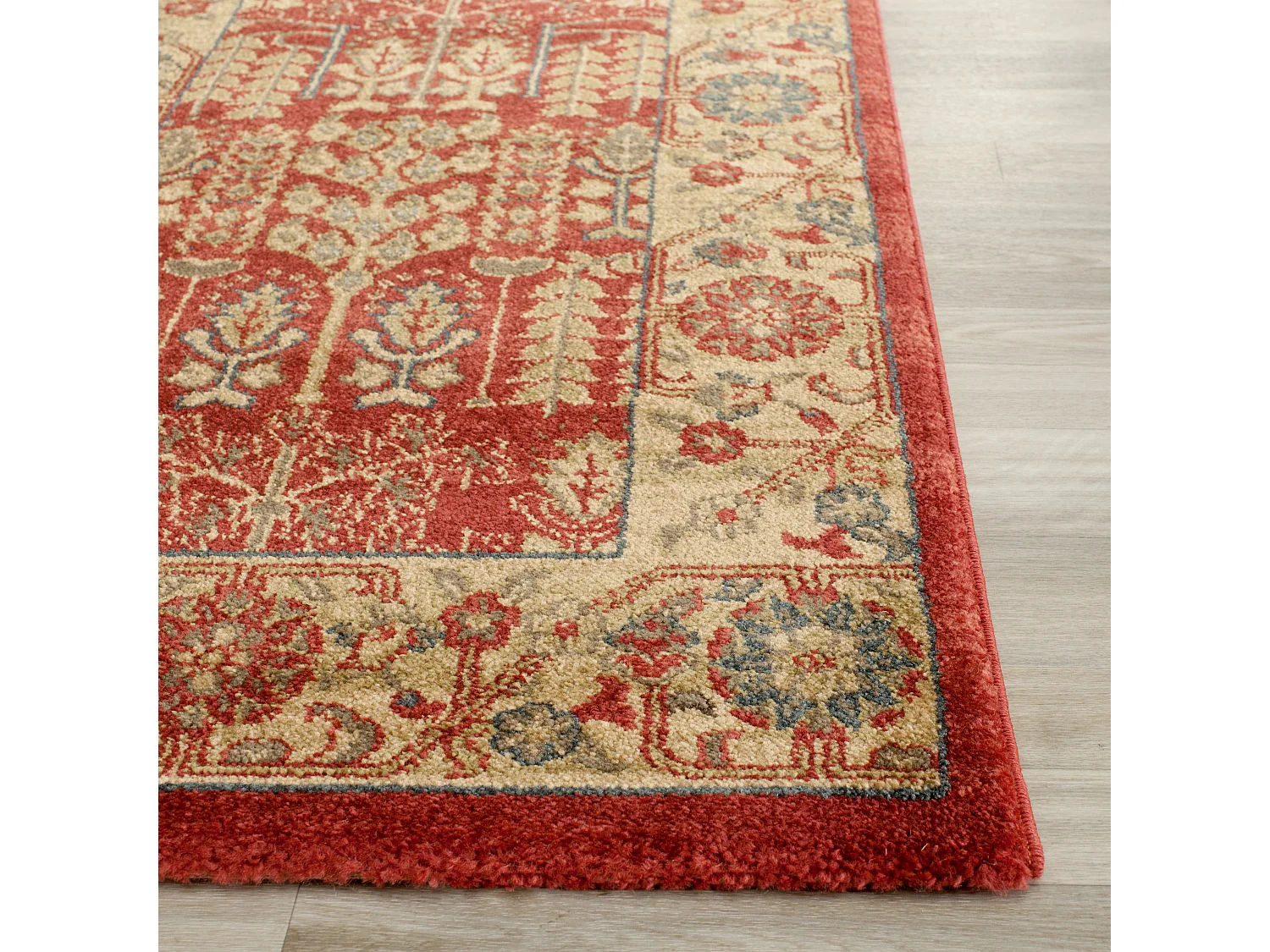 Tapis Rouge/Neutre 122 X 170 cm - Marco