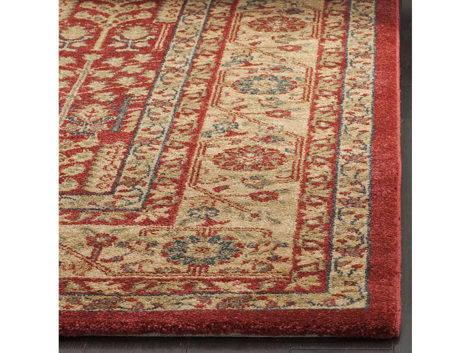 Tapis Rouge/Neutre 122 X 170 cm - Marco