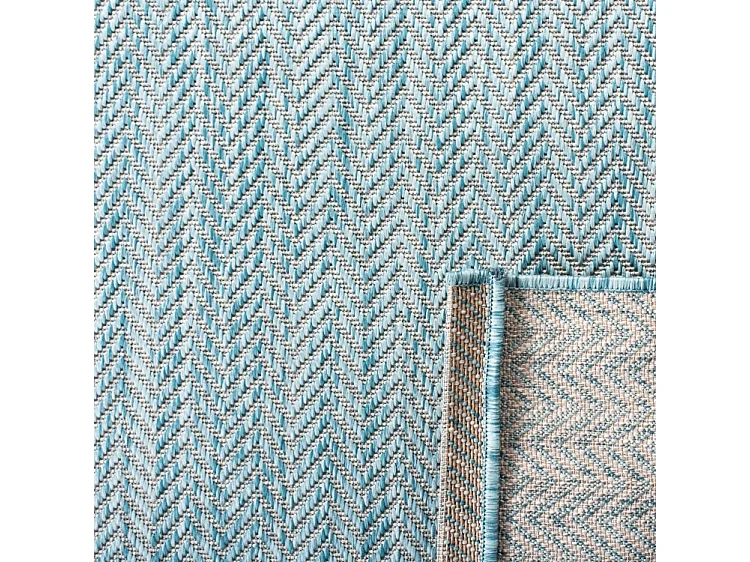 Tapis Bleu Gris 69 X 201 cm - Solstice