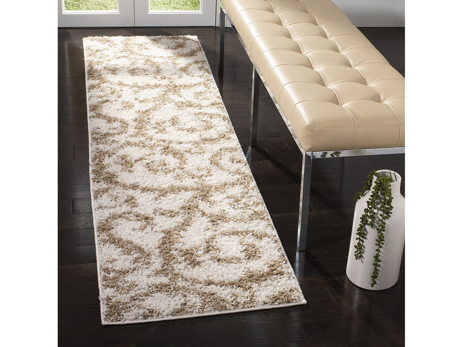 Tapis Neutre/Blanc 61 X 244 cm - Altan