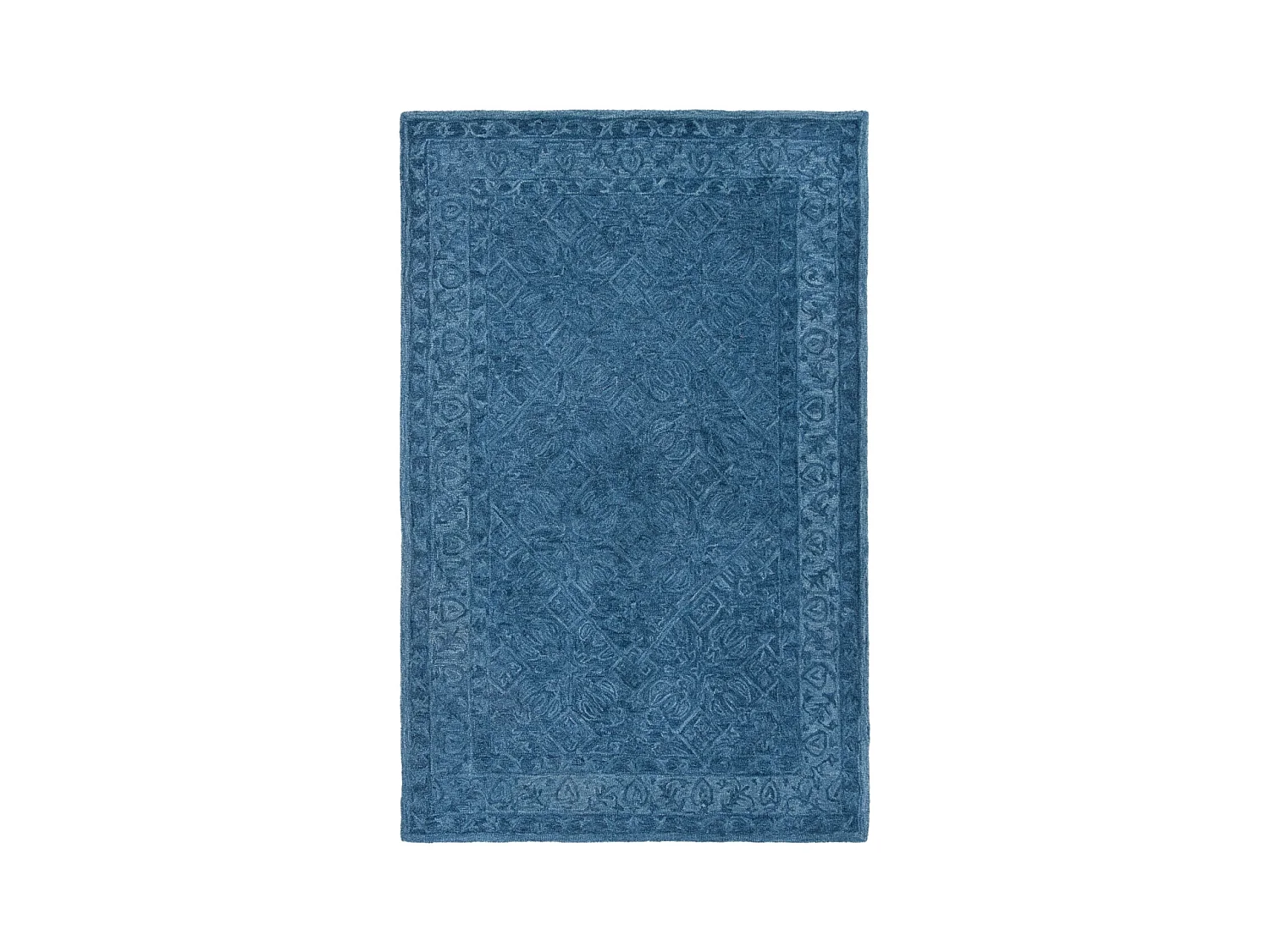 Tapis Bleu Marine 91 X 152 cm - Saphira