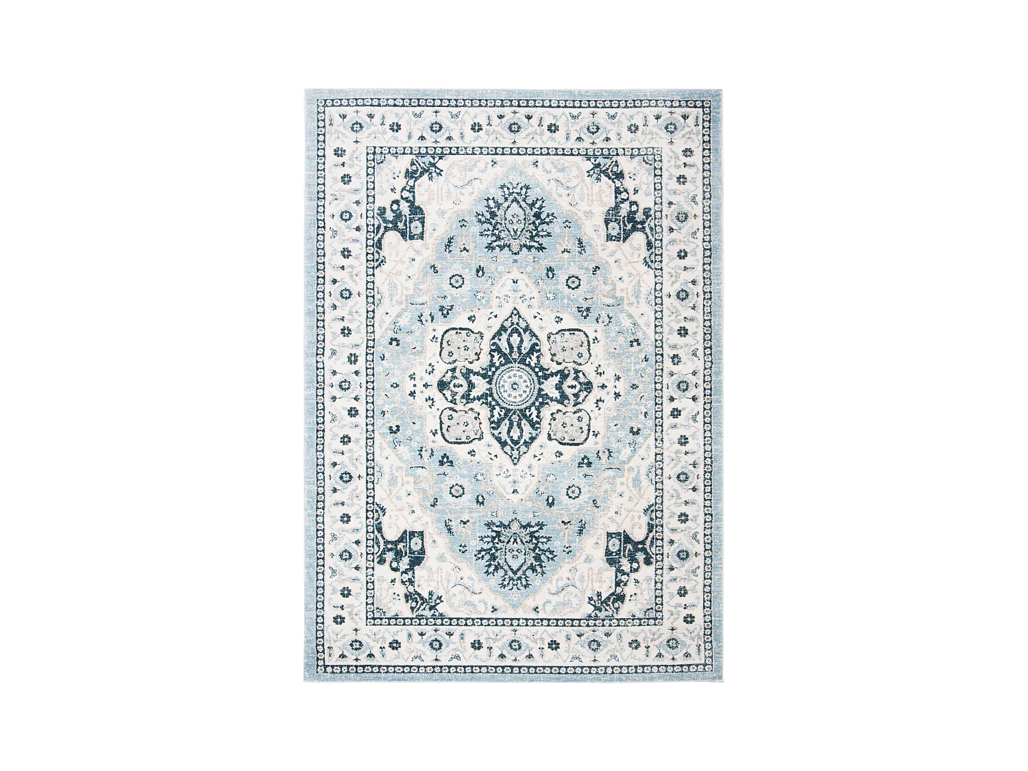 Tapis Bleu/Neutre 201 X 295 cm - Isabela