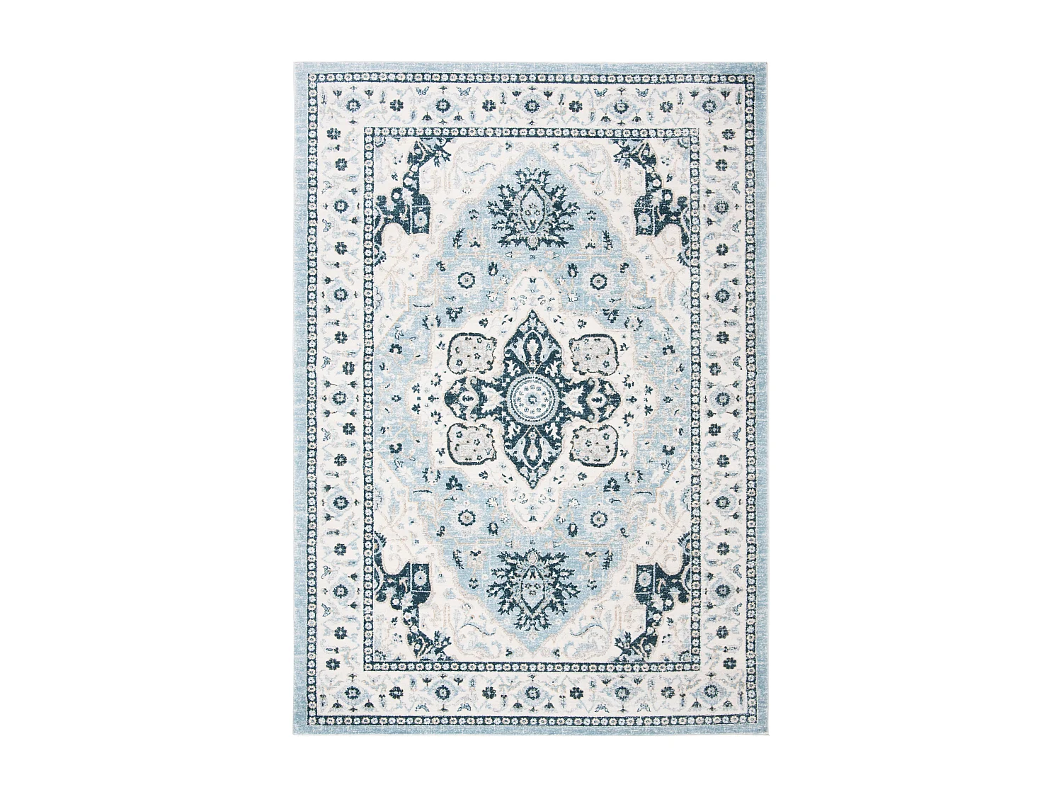 Tapis Bleu/Neutre 201 X 295 cm - Isabela