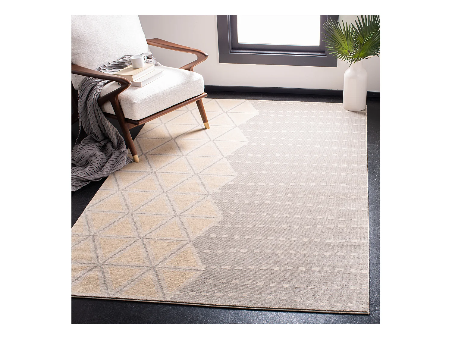 Tapis Gris/Neutre 122 X 183 cm - Blake