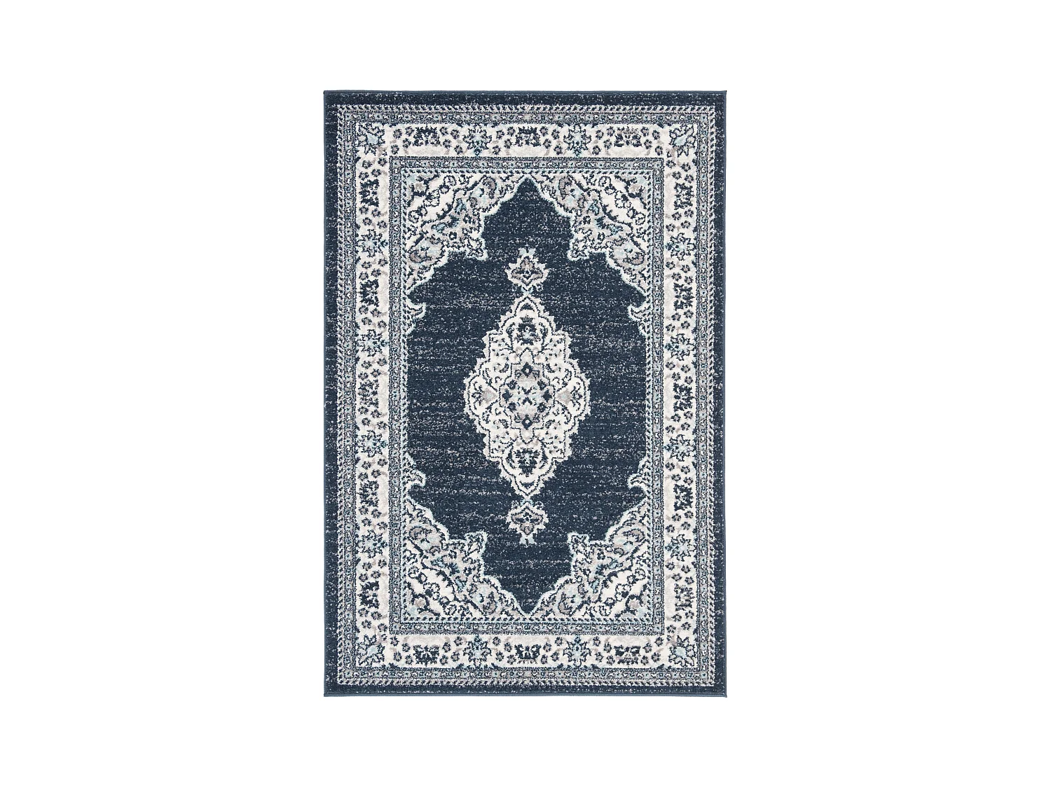 Tapis Neutre/Bleu 122 X 183 cm - Mallory