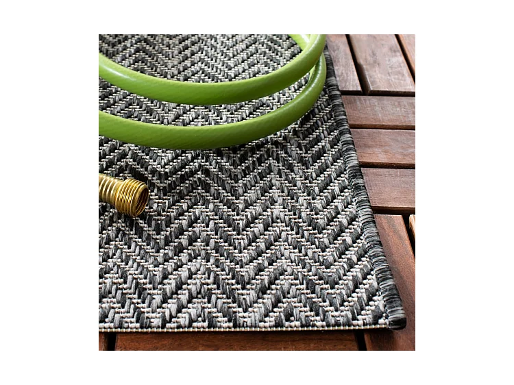 Tapis Noir/Beige 201 X 290 cm - Serenna