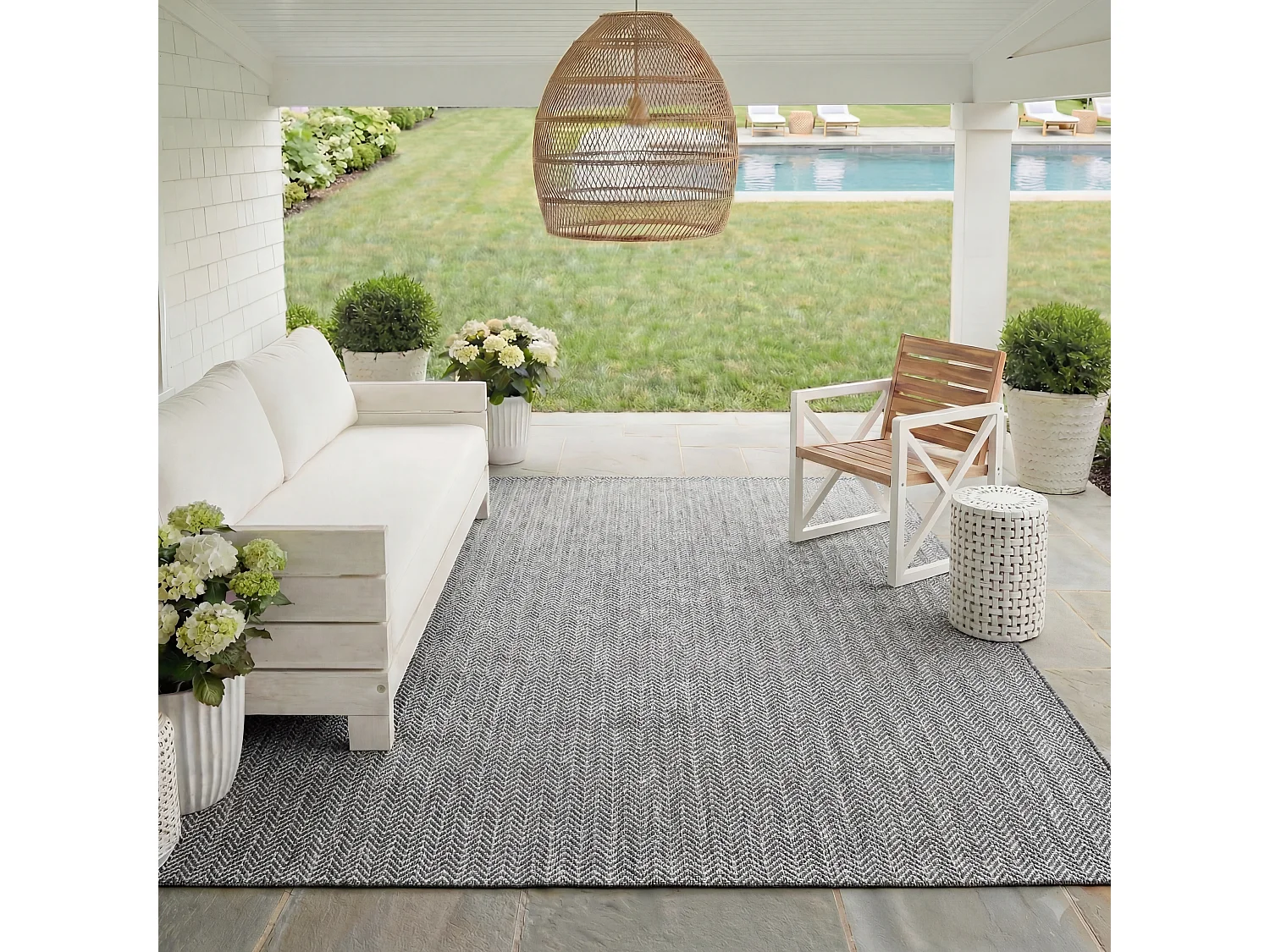 Tapis Noir/Beige 201 X 290 cm - Serenna