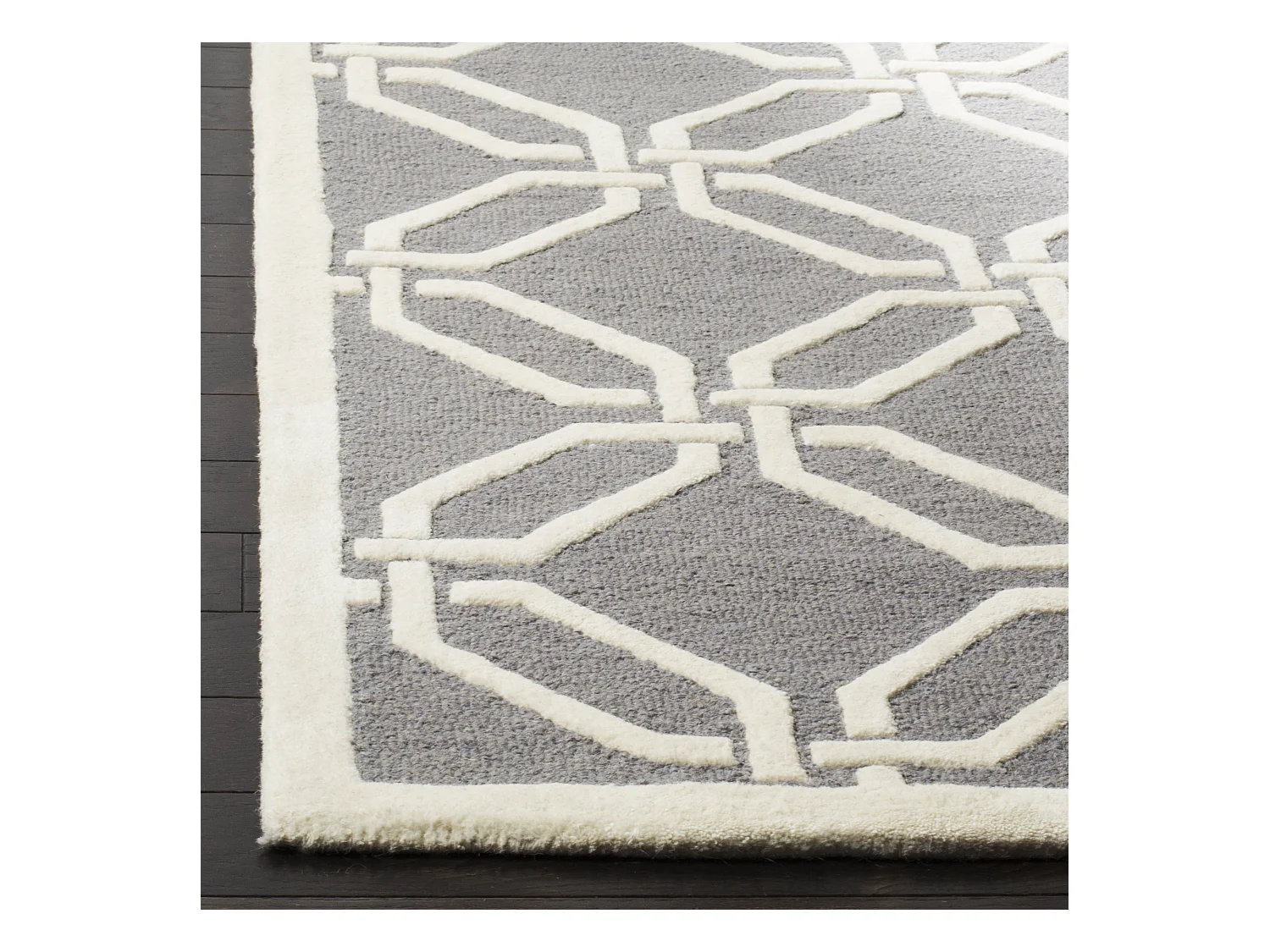 Tapis Gris/Neutre 122 X 183 cm - Mollie