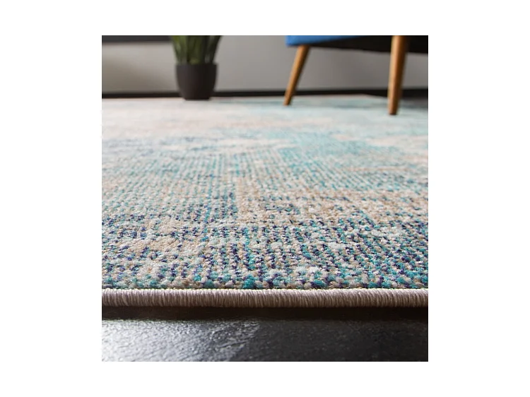 Tapis Bleu/Gris 66 X 305 cm - Julia