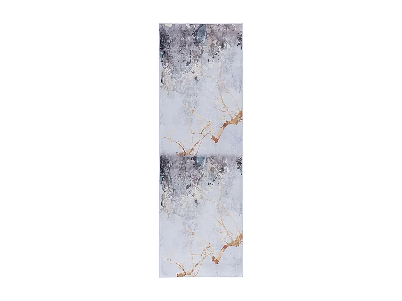 Tapis Gris/Beige 76 X 244 cm - Fianna