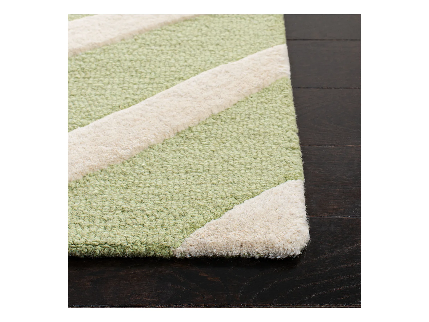 Tapis Vert/Neutre 152 X 244 cm - Edie