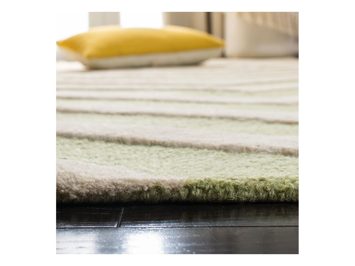 Tapis Vert/Neutre 152 X 244 cm - Edie