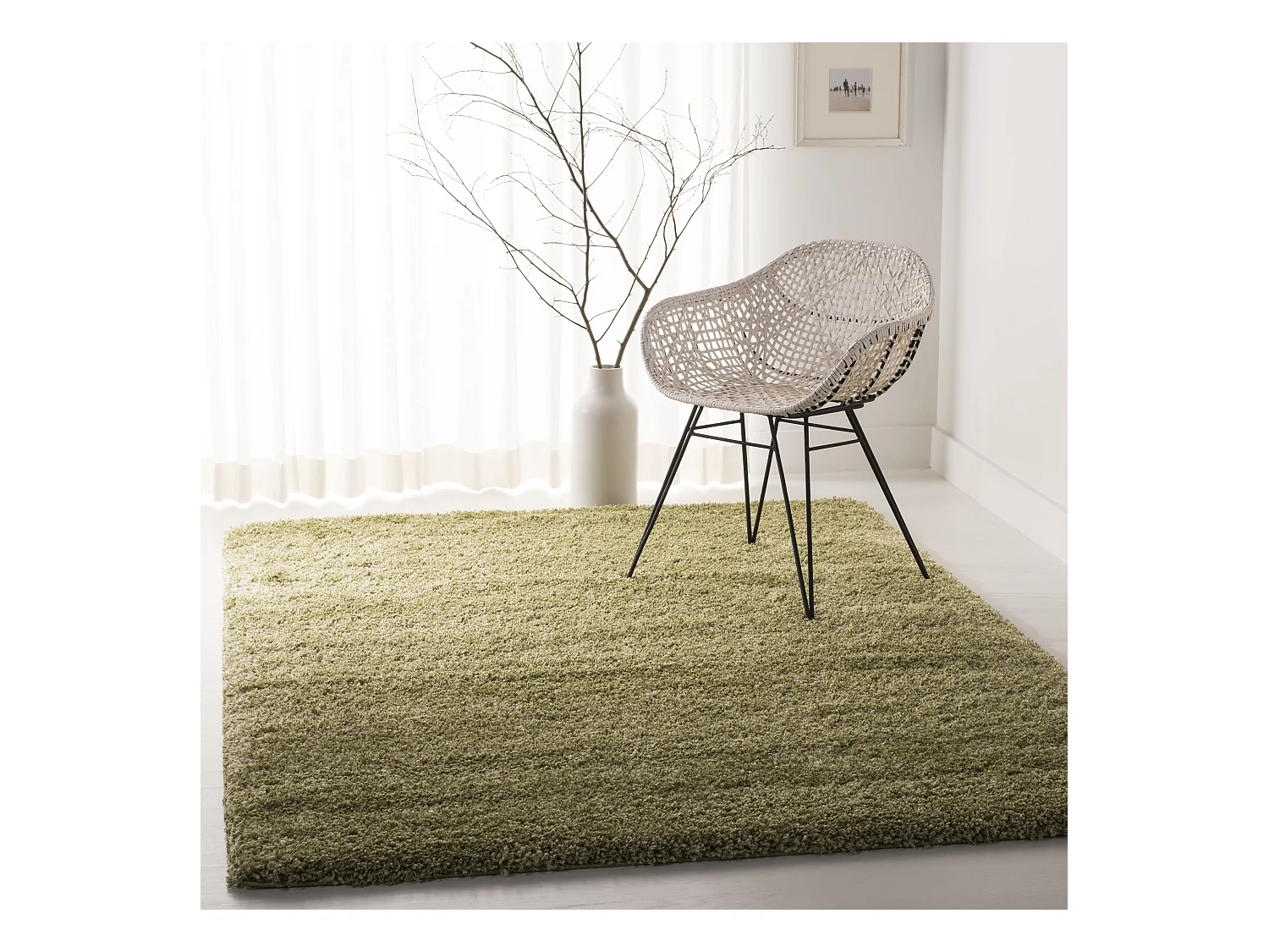 Tapis Vert 122 X 183 cm - Crosby