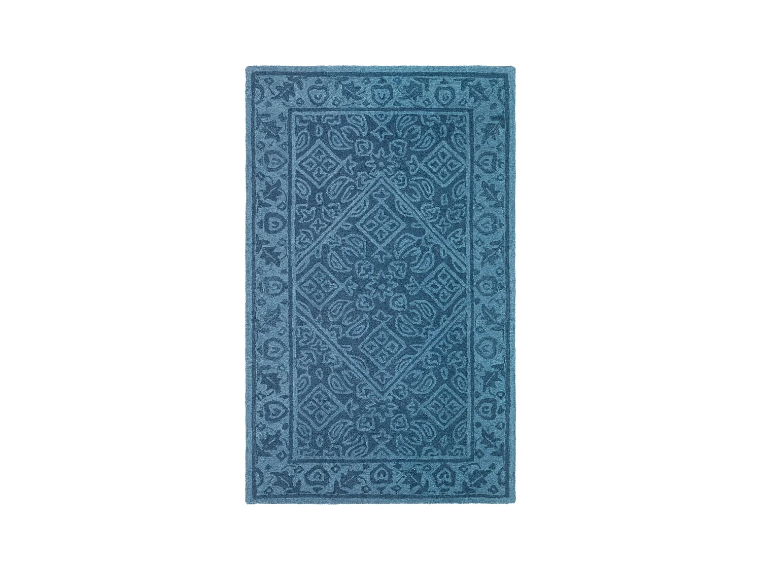 Tapis Bleu Marine 61 X 91 cm - Saphira