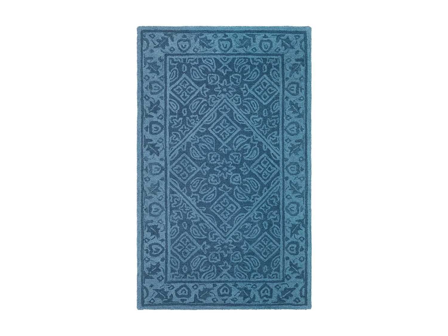 Tapis Bleu Marine 61 X 91 cm - Saphira