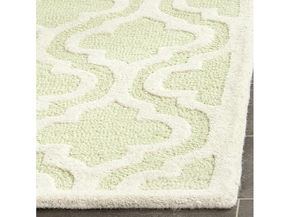 Tapis Vert/Neutre 91 X 152 cm - Oriana